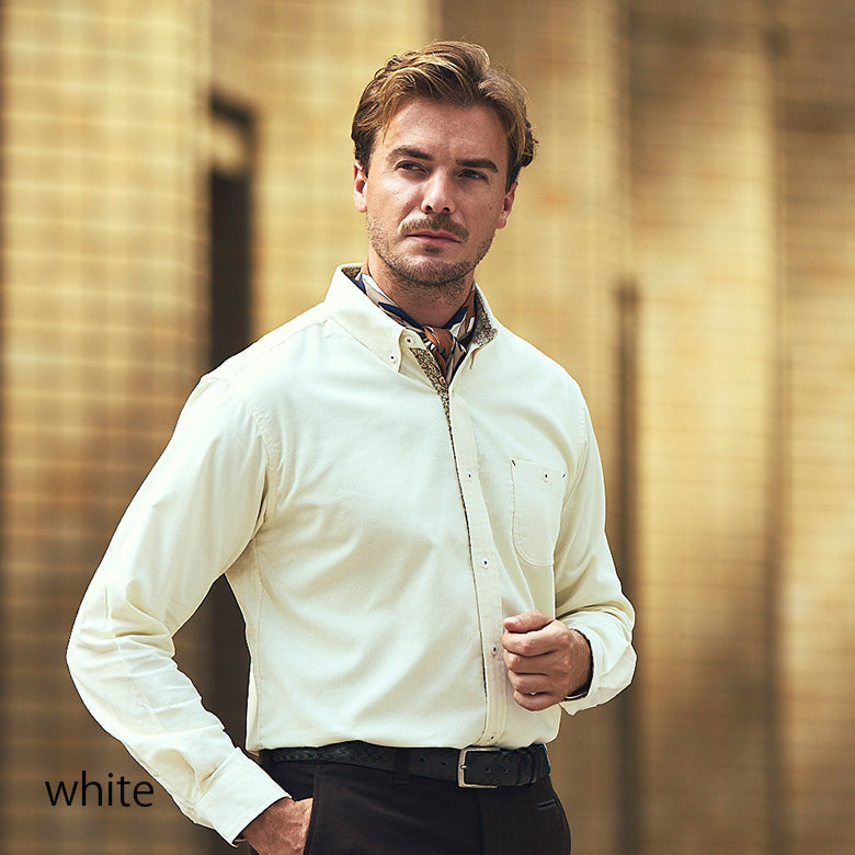 オリジナルコーデュロイボタンダウンシャツ【Made in Japan