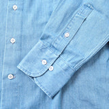 KAIHARAデニムセミワイドシャツ【Made in Japan】