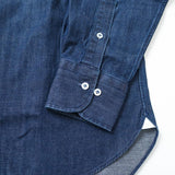 KAIHARAデニムセミワイドシャツ【Made in Japan】