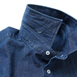 KAIHARAデニムセミワイドシャツ【Made in Japan】