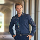 ネオンプリントギミックシャツ【Made in Japan】