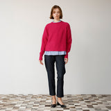 ウールカシミヤドルマンニット