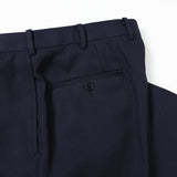 ウォッシャブルジャガード無地パンツ(ノータック)