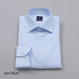 ジャガードストライプセミワイドシャツ【Made in Japan】