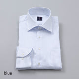 シングルストライプセミワイドシャツ【Made in Japan】