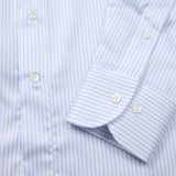 シングルストライプセミワイドシャツ【Made in Japan】