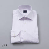 シングルストライプセミワイドシャツ【Made in Japan】