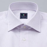 シングルストライプセミワイドシャツ【Made in Japan】