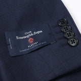 ゼニア”ELECTA”グレンチェックペンスーツ【Made in Japan】