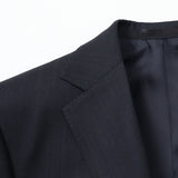 ゼニア"TRAVELLER"バーズアイ&ストライプスーツ【Made in Japan】