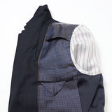 ゼニア"TRAVELLER"バーズアイ&ストライプスーツ【Made in Japan】