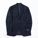 ゼニア"TRAVELLER"バーズアイ&ストライプスーツ【Made in Japan】