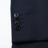 ゼニア"TRAVELLER"バーズアイ&ストライプスーツ【Made in Japan】