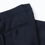 ゼニア"TRAVELLER"バーズアイ&ストライプスーツ【Made in Japan】