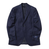 ゼニア”ELECTA”チェック&ストライプスーツ【Made in Japan】