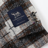 スライバーニットチェックジャケット