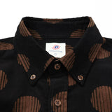 コーデュロイドットプリントシャツ【Made in Japan】