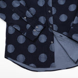 コーデュロイドットプリントシャツ【Made in Japan】