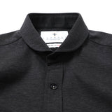 ショールカラー長袖ポロシャツ【Made in Japan】