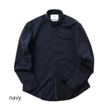 ショールカラー長袖ポロシャツ【Made in Japan】