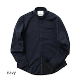 ショールカラー長袖ポロシャツ【Made in Japan】