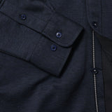 ショールカラー長袖ポロシャツ【Made in Japan】