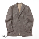 ロロ・ピアーナ"SILK AIR"スラブ無地ジャケット【Made in Japan】