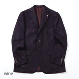 ロロ・ピアーナ"SILK AIR"スラブ無地ジャケット【Made in Japan】