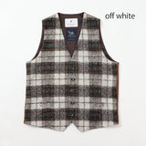 スライバーニットチェックベスト【Made in Japan】