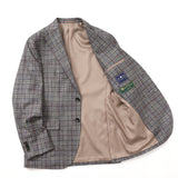 【Fly Jacket】ロロピアーナ"SILK AIR"グレンチェックジャケット【Made in Japan】