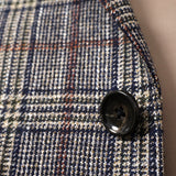 【Fly Jacket】ロロピアーナ"SILK AIR"グレンチェックジャケット【Made in Japan】