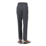 サキソニーピン無地パンツ(ワンタック)【Made in Japan】