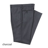 サキソニーピン無地パンツ(ワンタック)【Made in Japan】