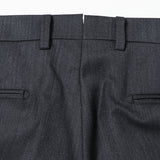 サキソニーピン無地パンツ(ワンタック)【Made in Japan】