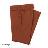 コットンカルゼ裏起毛ストレッチパンツ(ノータック)【Made in Japan】