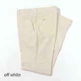 別珍ストレッチパンツ(ノータック)【Made in Japan】