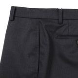 サキソニーツイル無地パンツ(ノータック)【Made in Japan】