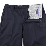 サキソニーツイル無地パンツ(ノータック)【Made in Japan】