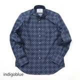 TEKSTINAオンブレドットシャツ【Made in Japan】