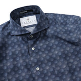 TEKSTINAオンブレドットシャツ【Made in Japan】