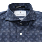 TEKSTINAオンブレドットシャツ【Made in Japan】