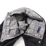 サキソニーバーズアイ無地パンツ(ノータック)【Made in Japan】