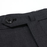 サキソニーバーズアイ無地パンツ(ノータック)【Made in Japan】