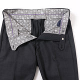 サキソニーバーズアイ無地パンツ(ノータック)【Made in Japan】