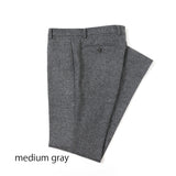 尾州ツィードカシミヤブレンドパンツ(ノータック)【Made in Japan】