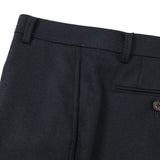 尾州ツィードカシミヤブレンドパンツ(ノータック)【Made in Japan】