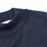 GRAN SASSO メリノ12Gモックネックニット【Made in Italy】