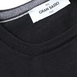 GRAN SASSO メリノ12Gクルーネックニット【Made in Italy】