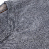 GRAN SASSO メリノ12Gクルーネックニット【Made in Italy】