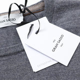 GRAN SASSO メリノ12Gクルーネックニット【Made in Italy】